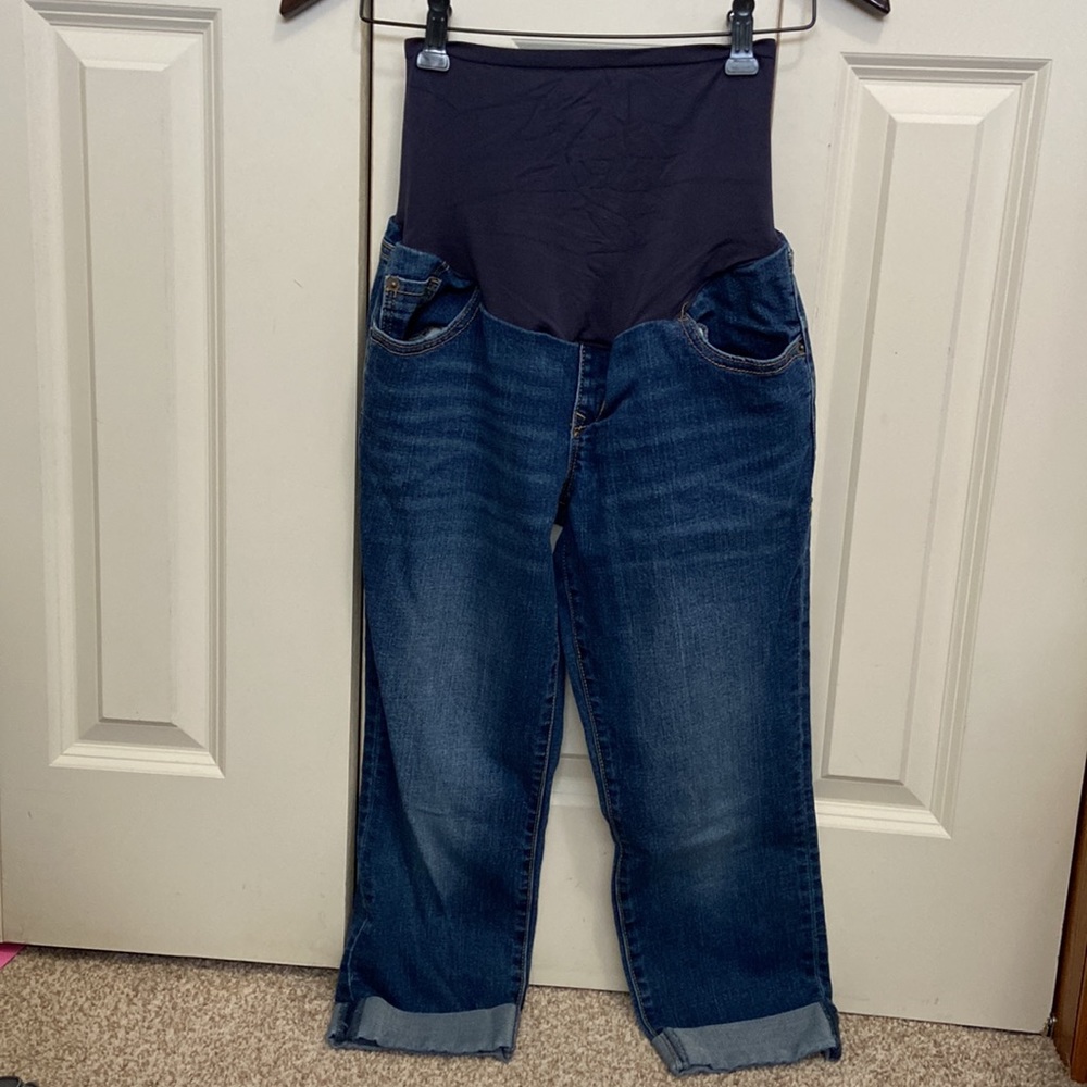 Old Navy Maternity Denim Capris with Full Tummy Panel